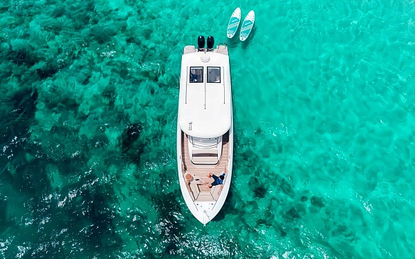 Аренда катера Luxury Cruiser 42 Ocean Pearl на Пхукете - вид сверху